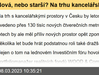 Nová, nebo starší? Na trhu kancelářských realit se kvůli růstu stavebních nákladů prohlubují rozdíly