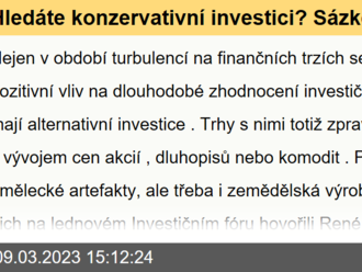 Hledáte konzervativní investici? Sázkou takřka na jistotu je umění, ale i zemědělství