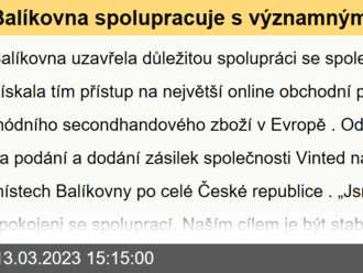 Balíkovna spolupracuje s významným klientem Vinted