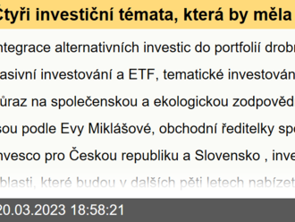 Čtyři investiční témata, která by měla   zářit v příštích pěti letech