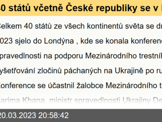 40 států včetně České republiky se v Londýně účastnilo konference ministrů spravedlnosti na podporu Mezinárodního trestního soudu