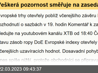 Veškerá pozornost směřuje na zasedání Fedu   - Ekonomický kalendář