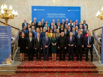 Konference ministrů spravedlnosti na podporu nezávislého vyšetřování válečných zločinů na Ukrajině