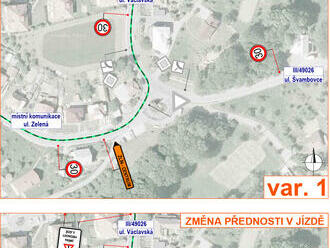 Zlín - Vše je připraveno. V pondělí začnou platit dopravní omezení v Mostní a Březnické