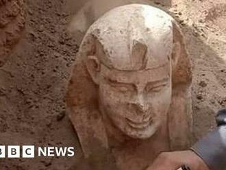 Egypt archaeology: Dig unearths smiling mini-sphinx which may represent Claudius