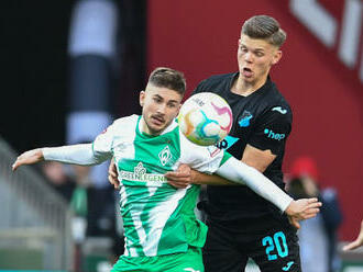 Kadeřábek přihrál na vítězný gól Hoffenheimu, který vyhrál 2:1 v Brémách