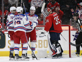 Chytil přihrál na dva góly Rangers při vítězství ve Washingtonu