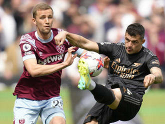 Coufal ve 100. utkání za West Ham přispěl k remíze s vedoucím Arsenalem