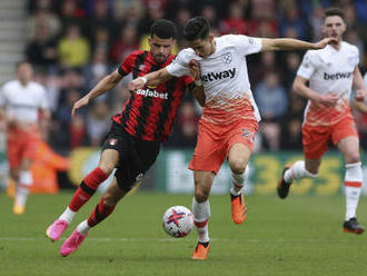 West Ham s přispěním Součka s Coufalem porazil Bournemouth 4:0