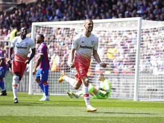 Souček skóroval a dvakrát asistoval, West Ham i tak podlehl Crystal Palace 3:4