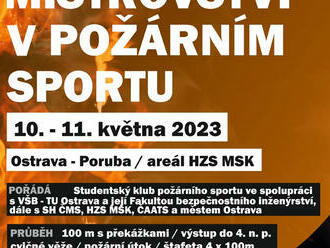 Otevřené akademické mistrovství ČR v požárním sportu 2023 proběhne na stanici v Ostravě-Porubě