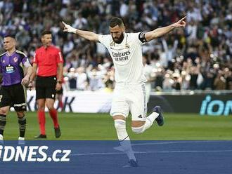 Koncert střelce Benzemy: na hattrick mu stačilo sedm minut, Real vyhrál 6:0