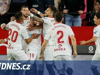 Sevilla v oslabení přišla s Vigem o dvoubrankový náskok a remizovala