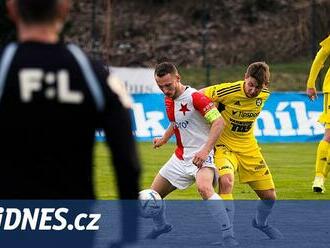 Fotbalisté Sparty B výhrou nad Táborskem vyskočili ze sestupového pásma