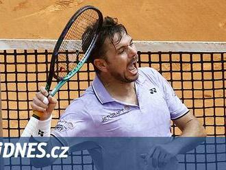 Bývalý šampion Wawrinka postoupil v Monte Carlu do druhého kola