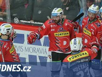 Třinec - Pardubice 3:5. Velké drama, hosté nakonec vybojovali sedmý zápas