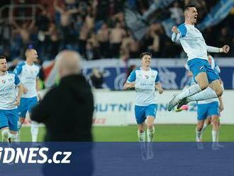 Ostrava - Plzeň 2:1, domácí držel skvělý brankář Letáček, oba góly dal Tijani