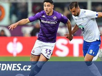 ONLINE:  Barák postoupil s Fiorentinou do semifinále Konferenční ligy, v akci je West Ham