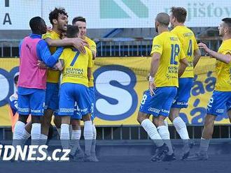 Olomouc - Teplice 1:2, domácí srovnali a ihned inkasovali. Hybš dal další penaltu