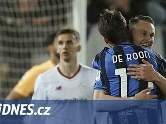 Atalanta porazila AS Řím a pokazila Mourinhovi 100. zápas na lavičce