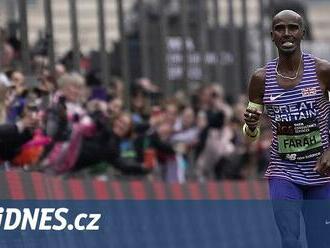 Díky, sire! Farah v Londýně odběhl svůj poslední maraton