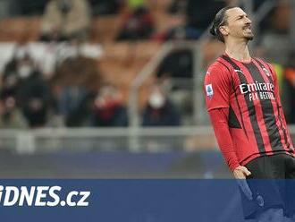 Špatné zprávy pro AC Milán. Ibrahimovic má asi po sezoně, nestihne derby v LM