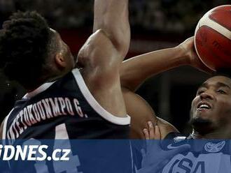 Američané mohou na basketbalovém MS čelit v základní skupině Adetokunbovi