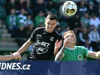 Bohemians - Jablonec 4:1, dva góly v úvodu, hosté budou hrát o záchranu