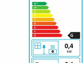 Mini ohrievač - 400W - LED displej - 230V - čierny: nie sú potrebné žiadne káble