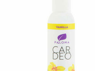 Osviežovač vzduchu - Paloma Car Deo - parfém s pumpou  - Vanilla - 65 ml.