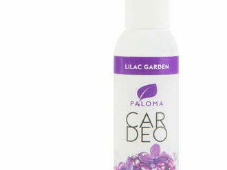 Osviežovač vzduchu - Paloma Car Deo - parfém s pumpou - Lilac garden - 65 ml.