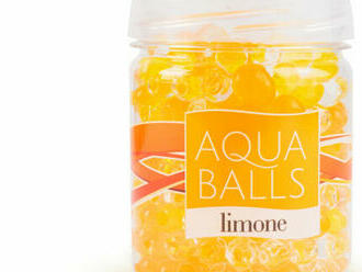 Voňavé guličky - Paloma Aqua Balls Limone - 150g určené pre dlhodobé použitie v menších priestoroch.