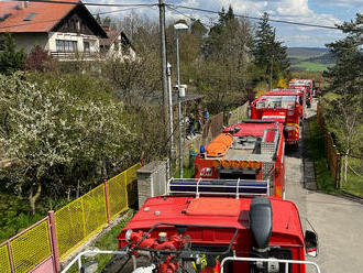 Požár rodinného domu v Davli způsobil škodu za jeden milion korun