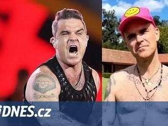 Robbie Williams výrazně zhubl. Méně jím, ale je to neustálý boj, přiznává