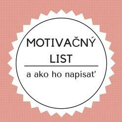 Ako napísať motivačný list