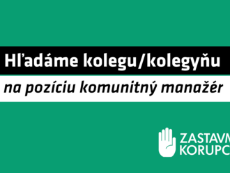 Hľadáme komunitného manažéra