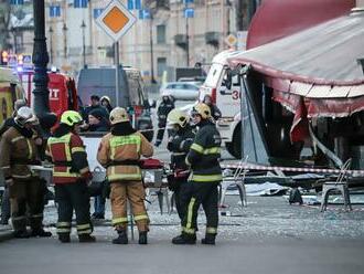 VEĽKÝ výbuch v petrohradskej kaviarni: Počas besedy mal zomrieť proruský bloger, FOTO