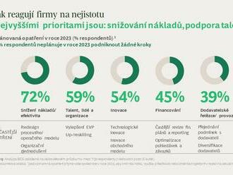 BCG: Firmy se na letošní rok dívají s optimismem. Kvůli inflaci sníží náklady, zároveň ale investují do svého růstu