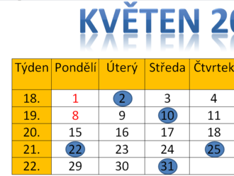 Daňové povinnosti v květnu 2023 - přehled termínů pro podání daňových přiznání, placení záloh a daní