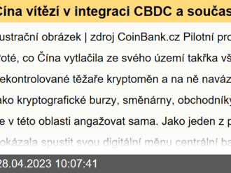 Čína vítězí v integraci CBDC a současně usiluje o větší vliv ve světě DeFi