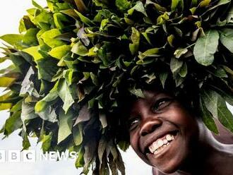 Africa's week in pictures: Earth, water, leaf