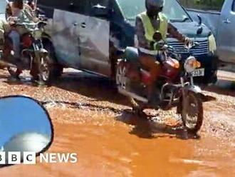 Ugandans rage over roads: 'Not a pothole but a pond'