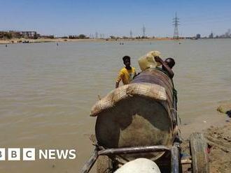 Sudan conflict: 'I'm drinking water from the River Nile'