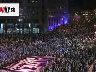 Izraelské protesty proti justičnej reforme pokračovali už 17. víkend po sebe