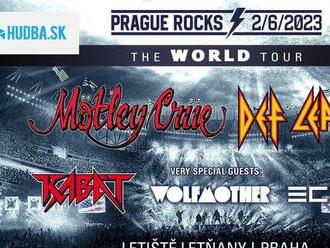 Festival Prague Rocks už 2. júna privíta Mötley Crüe, Def Leppard, Wolfmother či Kabát