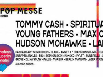 Festival Pop Messe přidává nová jména! Do Brna dorazí Spiritualized, Tommy Cash, Kokoko!, Mareux, Gilla Band, Kode9, Berlin Manson, Kalle a mnoh