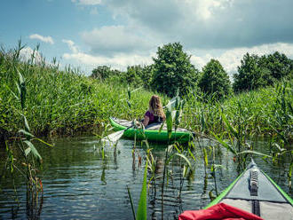 Království jezer v NP Müritz na koloběžce a kajaku