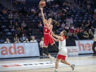 Basketbalistky v přípravě na ME poprvé prohrály, Lotyšsku podlehly 67:83