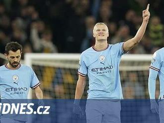 Manchester City porazil West Ham a vede ligu, Haaland překonal rekord