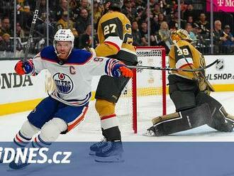 Draisaitl a McDavid zářili, Edmonton v play off NHL srovnal proti Vegas